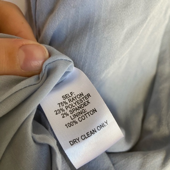 Lulus Sweet As Can Be Blue Striped Puff Sleeve Mini Dress Size XS - Picture 15 of 15